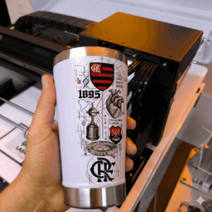 Copo Térmico Mengão com Design Único de premium para Bebidas Quentes e Frios