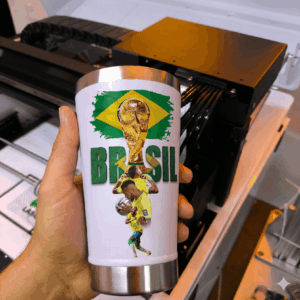 Copo Térmico BRASIL COPA Design Único premium.